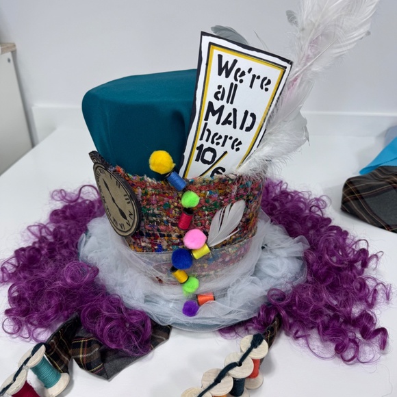 Johnnie Depp styled Mad Hatter costume size 12 - Picture 10 of 13